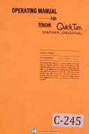 Mazak-Mazatrol-Yamazaki-Mazak Mazatrol T-1 Quickturn Chuck CNC Programming Lathe Manual-T-1-01